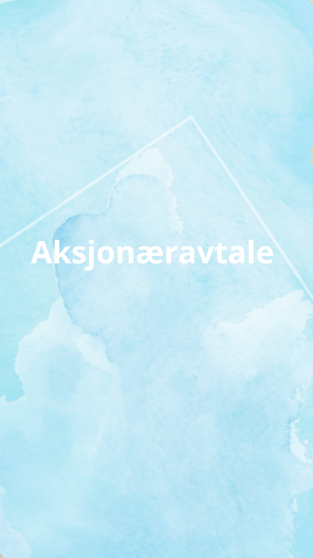 Aksjonæravtale
