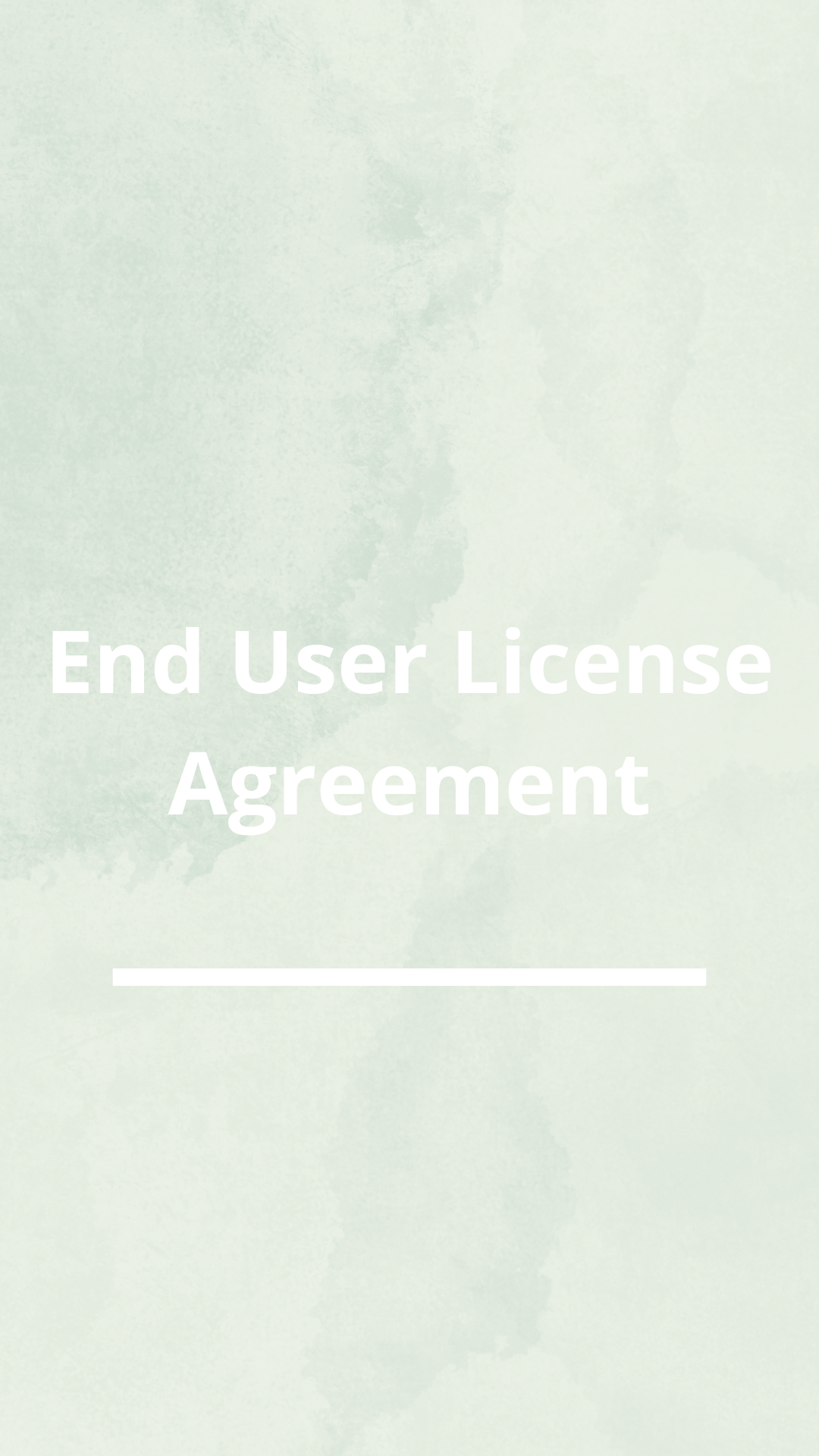 End User License Agreement (EULA)