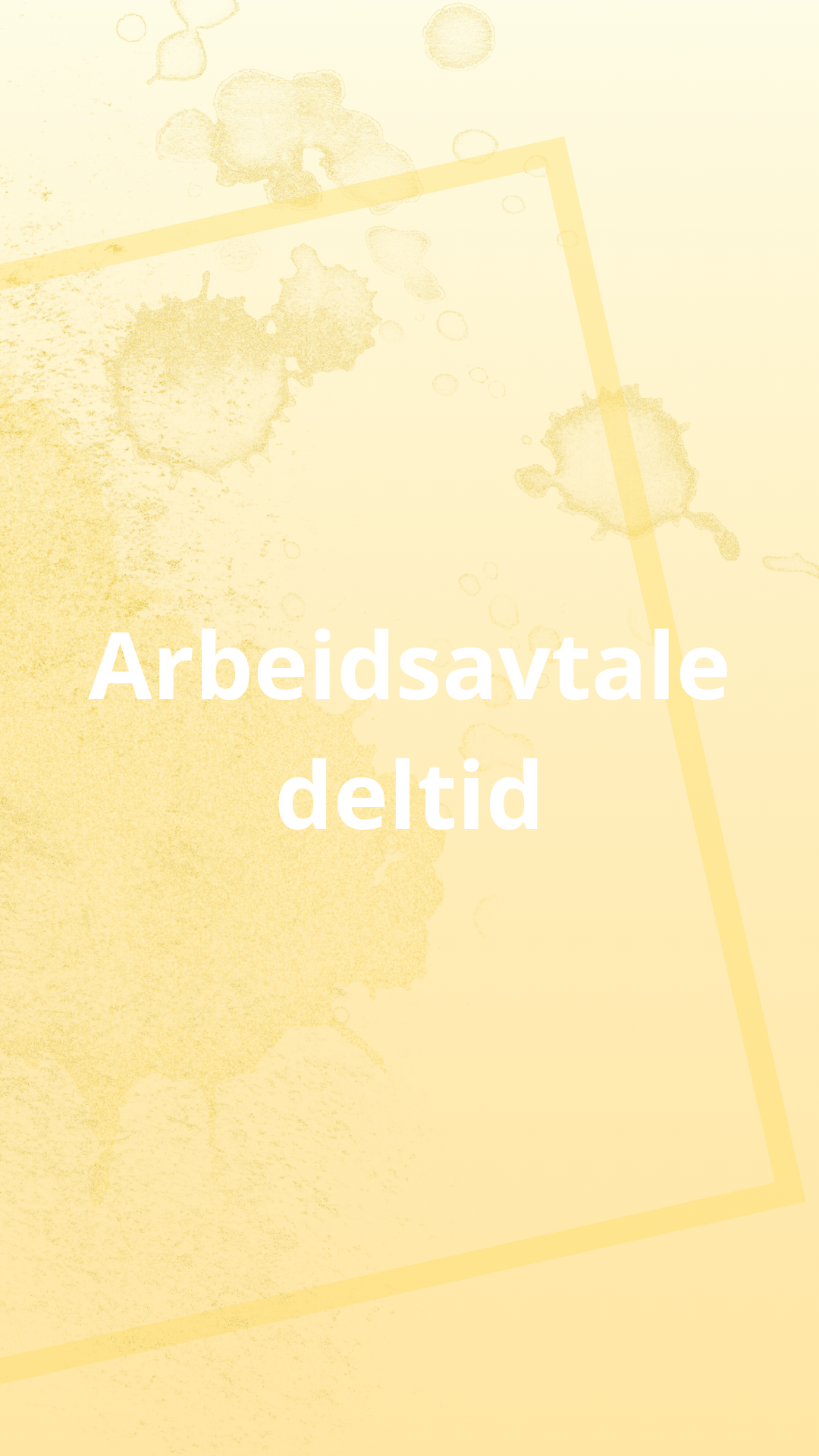 Arbeidsavtale Deltid