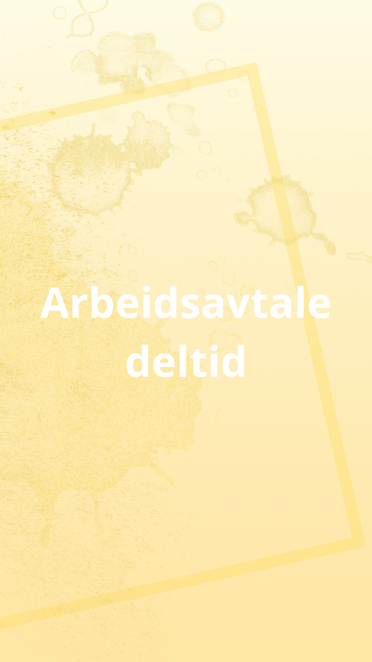 Arbeidsavtale Deltid