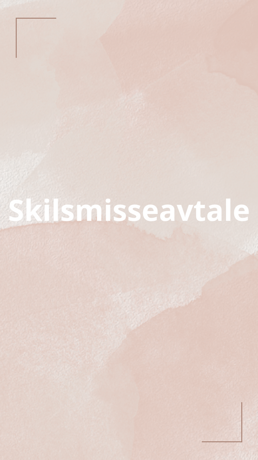 Skilsmisseavtale