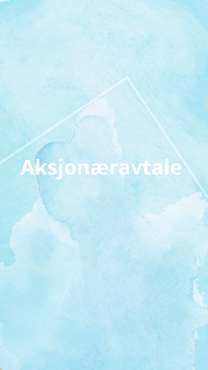 Aksjonæravtale