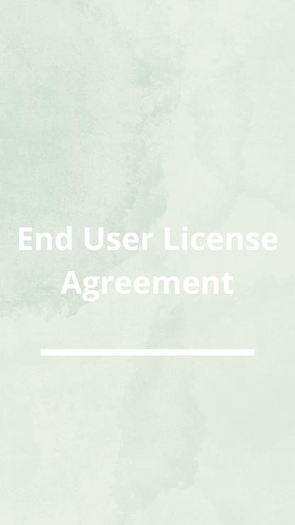 End User License Agreement (EULA)