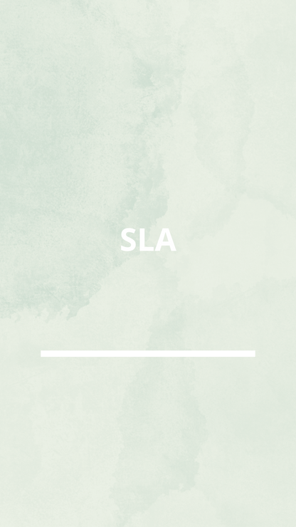 Service Level Agreement (SLA)