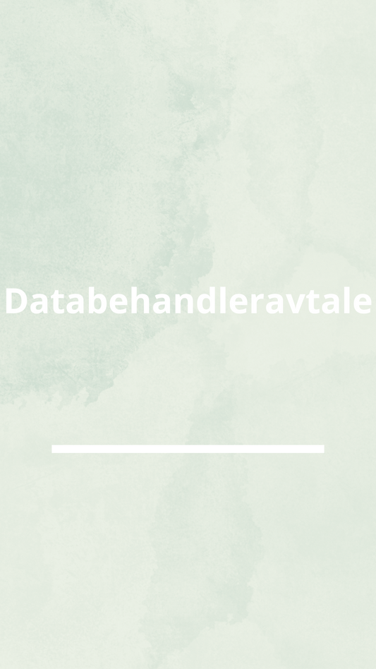 Databehandleravtale