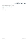 Permitteringsvarsel - forsidebilde