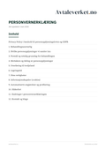 Personvernerklæring - forsidebilde