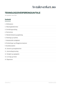 Teknologioverføringsavtale - forsidebilde