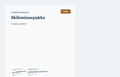 Skilsmissepakke — juridisk avtalemal fra Avtaleverket